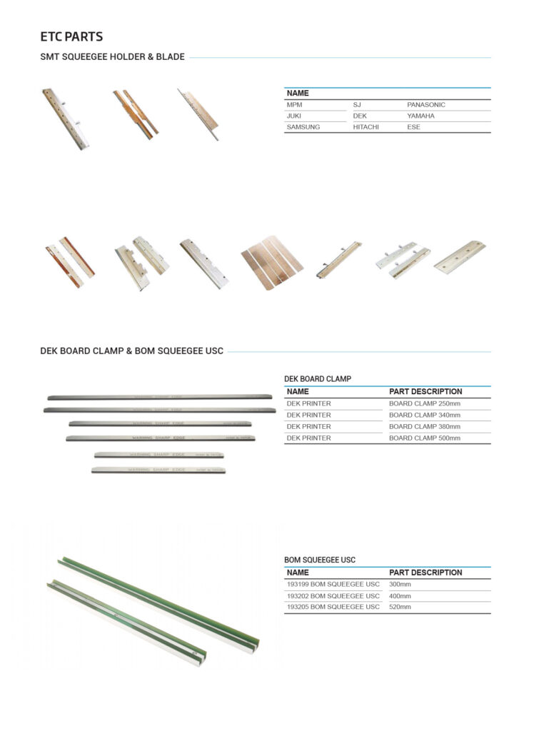 Squeegee Blades