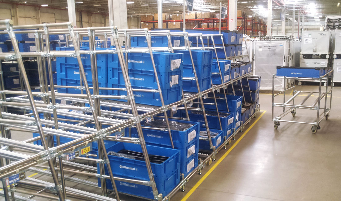 pipe racking systems in a factory 1