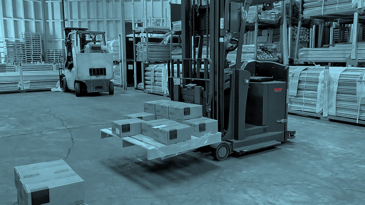 forklift agv warehouse